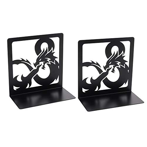Rongji Jewelry BOOKEND8-10 Creative Dragon Design Black Bookends cover