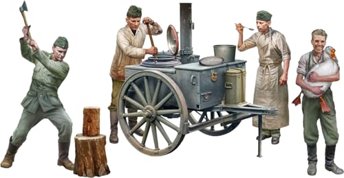Miniart 1:35 Kleine Feldkuche HF.14 kit de modélisme militaire remorque de cuisine allemande