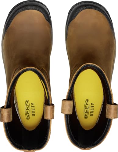 KEEN Utility Men's Evanston Composite Toe Waterproof Leather Durable Construction Pull on Work Boots3