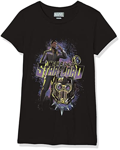 Marvel T-Shirt Spaced Hero pour Fille Idéal pour l'École
