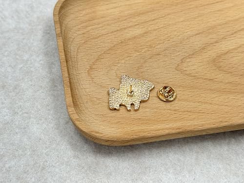 Yellow Little Dog Brooch Lapel Pin Metal Enamel Delicate Brooch Pin Accessory for Backpack Clothes Hat Decoration Badges for Women Men Girls Kids Gift4