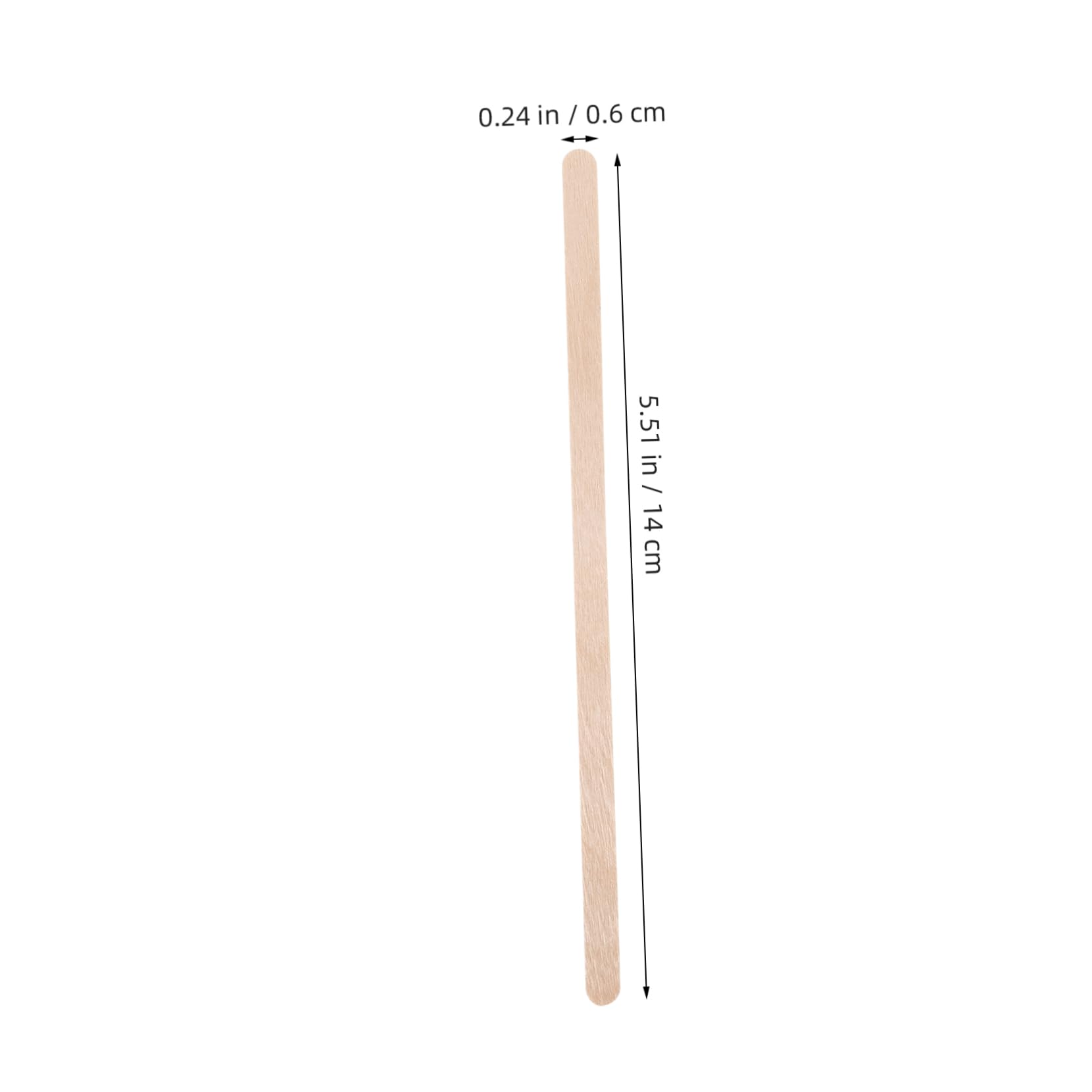 Alipis Elegant Wooden Stirrer Sticks 14cm 100pcs Set Perfect for Iced Tea Cocktails Hot Beverages Sticks