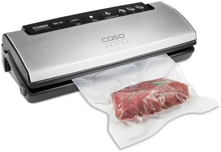 Case VC15 Vacuum Sealer - Funzione professionale per la conservazione dei alimenti in metallo inox 15 sacchetti in vacuu