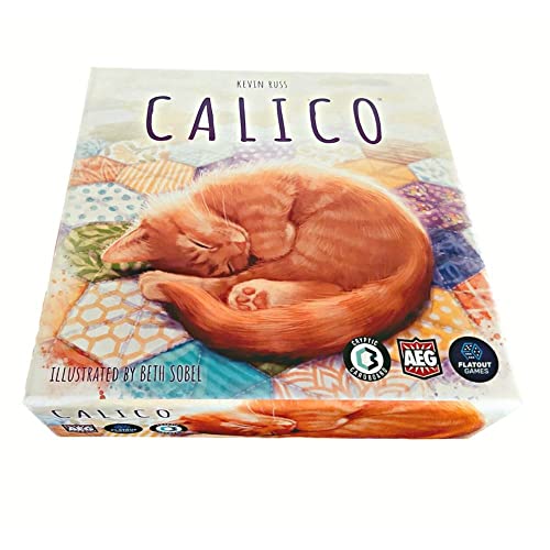 Image of Calico | A Puzzly Tile-Laying Board Game of Quilts and Cats | Great for Adults and Kids | Includes a Family Variant for Easy Play | 1-4 Players