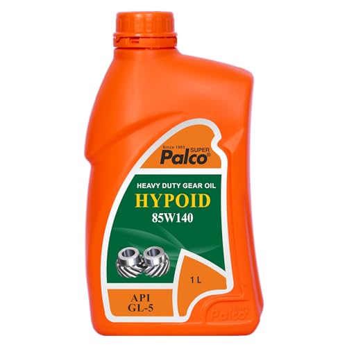 Image of PALCO Hypoid 85W140 Heavy Duty Gear Oil 1 Litre (Pack of 1), API GL-5 Gear Oil for Car and Commercial Vehicles, Manual Gearbox & Axles, High Load Protection & Smooth Shifting