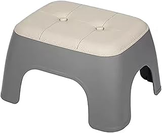 JCAKES Portable Stool，Stool,Portable Stool,Solid Wood Stool Home Square Low Stool Cute Sofa Stool Chair Fashion Cartoon Creative Round Stool, Coffee Table Stool