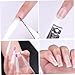 BESTYASH 100pcs Fiberglass Nail Tips for Manicure Extension Fiber for Salon Home Use Easy Application Adhesion Shape to Use