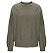 Womens Corduroy Tops Long Sleeve Lightweight Shirts 2026 Spring Fashion Loose Casual Crew Neck Pullover Sweatshirts Gray