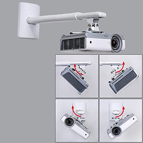 Soporte Extensible para Proyector Soporte Telescópico para Pared Capacidad 15 kg Longitud 40 a 60 cm Blanco miniatura 4