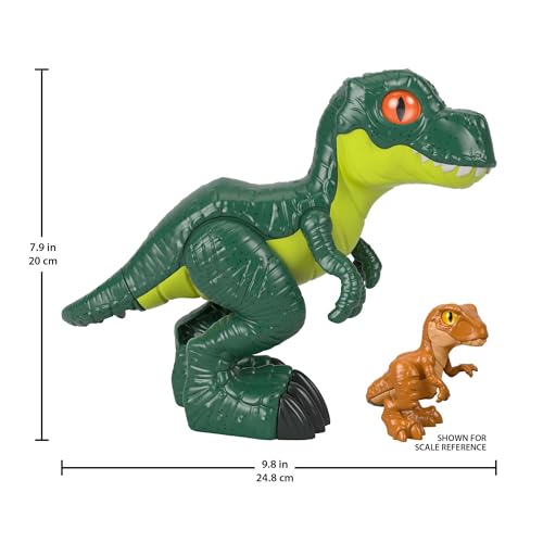 Fisher-Price Imaginext Jurassic World Grande Figurine Dinosaure T-Rex XL, Jouet pour Enfant dès 3 Ans, GWP06