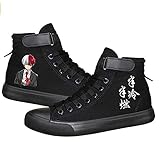 DHSPKN Mha Canvas Shoes Anime Deku Sneakers Izuku Todoroki Cosplay High-Top Shoes