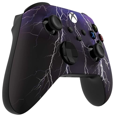 Image of Custom Controllerzz Wireless Controller for Microsoft Xbox Series X /S & Xbox One - Custom Soft Touch Feel - Custom Xbox Series X /S Controller (X /S Stormy Skies)