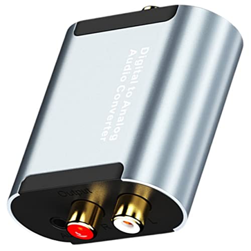 Convertidor de audio digital a analógico Tofficu ideal para noches de cine en el salón