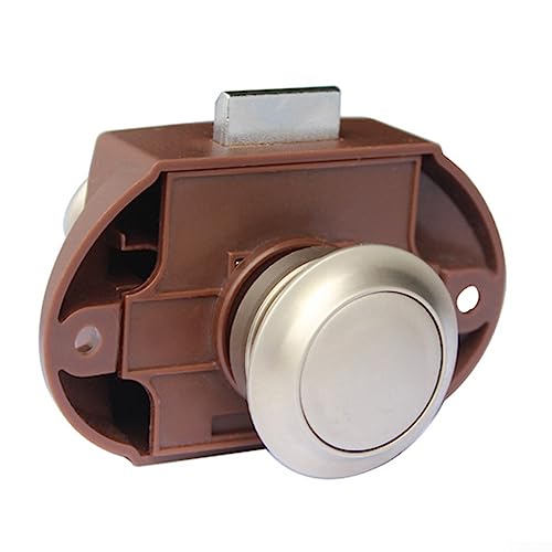 Serrure à bouton poussoir, serrures à bouton poussoir, serrures à loquet de tiroir d'armoire, serrure à bouton de poignée pour armoire de moteur de bateau...
