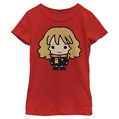 Warner Bros. Girls Harry Potter Chibi Hermione Girl's Solid Crew Tee