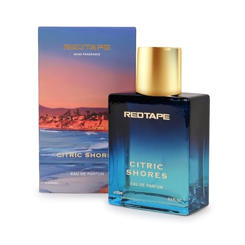 Image of Red Tape Citric Shores Eau De Parfum for Men 100ml | Premium Long-Lasting Perfume | Fresh & Elegant Scent | Luxury Fragrance for Men | Ideal for Gifting | Best Gift for Him