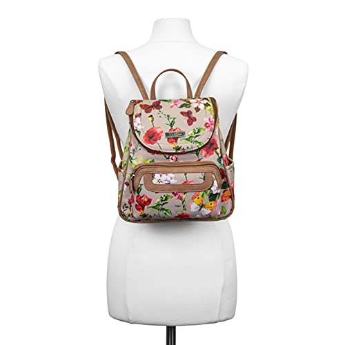 Multisac Womens Major Backpack, Butterfly/Nude, One Size Us #TOP4