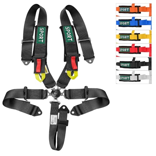 5-Point Racing Harness Set with Ultra Comfort Shoulder Pads