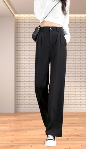 Pantalon de travail décontracté taille haute idéal pour le bureau - 2