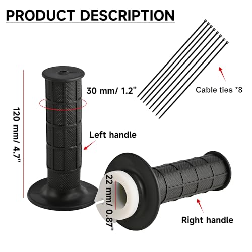 Image of VM22 Carburetor Carb Predator 212 carburetor Throttle Cable Handle Grips and Cable Set 22 mm /0.87 With 38mm Air Filter And 26mm Inlet Pipe Main Jets Kit (Black)