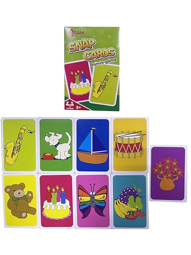 Ram Classic Snap Card Game Matching Pairs Board Game Family Fun Kids Card Games