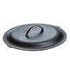 Lodge 12 Inch Cast Iron Lid. Classic 12-Inch Cast Iron Cover Lid with Handle and Interior Basting Tips. #3
