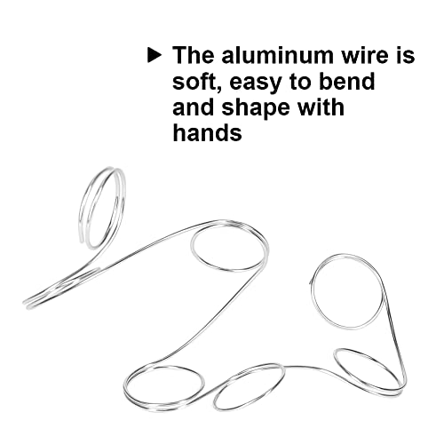 Tenn Well TW220303 18 Gauge Aluminum Craft Wire, 165 Feet 1Mm Bendable Metal Wire thumb #1