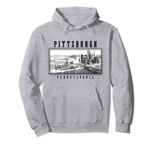 Pittsburgh Pennsylvania Vintage Skyline USA Sudadera con Capucha