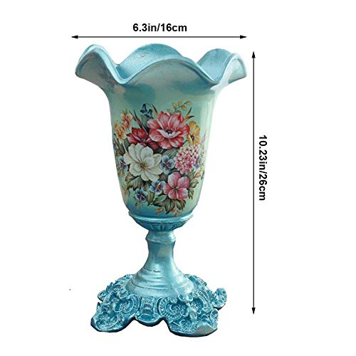 Vase fleur en résine pour bureau moderne et décoration de table basse