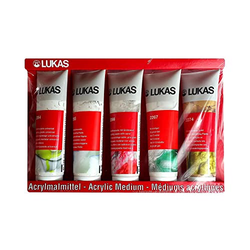 Pâte acrylique LUKAS 125 ml pour donner du relief à vos ateliers peinture