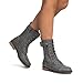 DREAM PAIRS Women's Mid Calf Built-in Wallet Pocket Lace up Military Combat Boots,Size 6.5,All Grey,MISSION