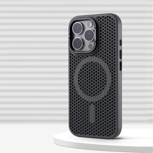 Coque iPhone 13 Pro Max antichoc mate avec grille de dissipation thermique