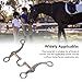 Horse Snaffle Stainless Steel,All Purpose Ring Snaffle Bit, Horse Bit with Roller ,Horse Racing Accessory Loose Thickeness Bit Loose Mouth Bit for Horse Racing, frenos para caballos horse bits sn