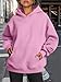 Trendy Queen Womens Oversized Hoodies Fleece Sweatshirts Fall Fashion Pullover Sweaters Winter Clothes Pink M