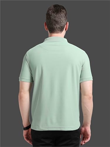 Image of STELLERS Men's Premium Polo T-Shirt Wrinkle Free Quick Dry Soft and Feather Touch Feel Regular Fit