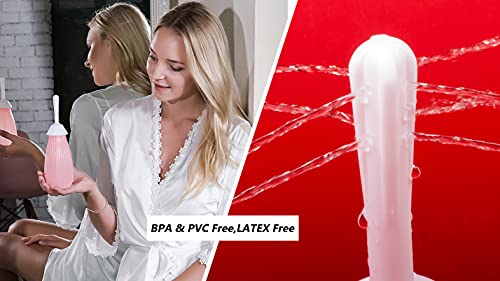 Rvdkbulb Natural Vaginal Cleansing System, Bpa & Pvc Free, Compatible With Dmso / Mms, Pink #TOP2