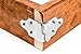 Red Hound Auto 4 Pc Stake Body Utility Trailer Rack Corner Connector Wood Panel Gate Side Latch Brackets Set - 4 Piece Makes 2 Corners