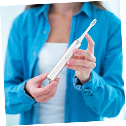 HONITANO Elektrische Zahnbürste für Erwachsene Kabellos mit Weichen Aufsteckbürsten Tragbares Zahnreinigungsgerät für Reisen Büro und Alltag – Bild 7