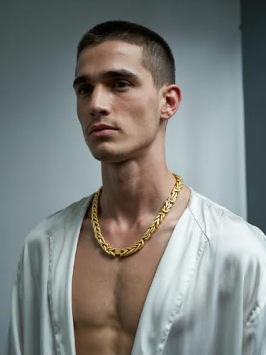 Collier byzantin plaqué or, le cadeau idéal pour homme et femme à personnaliser - 4