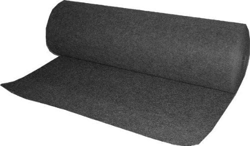 MR DJ MC150DG 150' x 4' Carpet150' Length X 4' Wide Dark Gray Carpet for Speaker, Sub Box Carpet, RV, Boat, Marine, Truck, Car, Trunk Liner, PA DJ Speaker, Box, Upholstery Liner Carpet