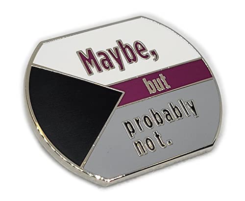 Spilla Demisessuale Pride Forse Ma Probabilmente Non Smalto Pin in Demi LGBT+Flag Colors | Gioielli di orgoglio sottile, Small, smalto, non noto