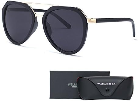 Fashion Aviator Metal and PC Frame Sunglasses pink sunglasses WELMADE CHEX