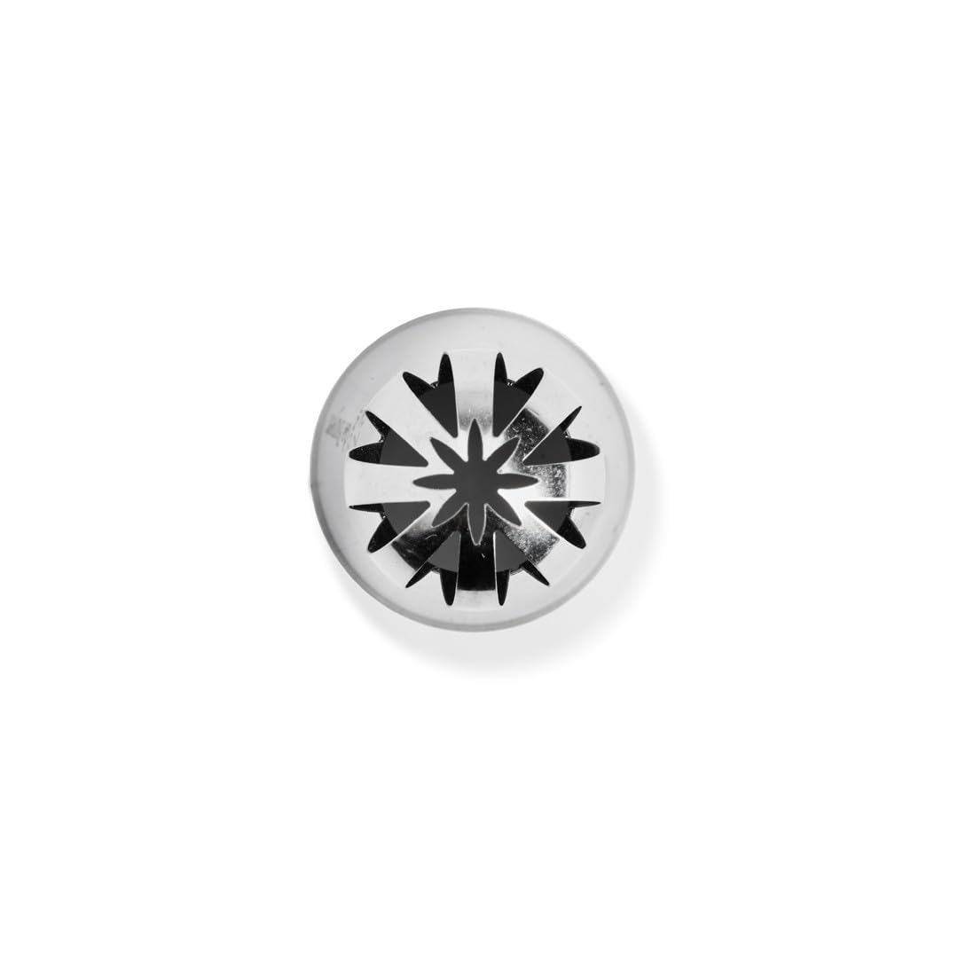 Image secondaire de De Buyer - Douille russe à fleur en inox - Larges stries - En Inox, Idéale pour Décorer, Garnir et Remplir, Sans Soudure pour Hy