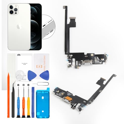 SRJTEK for iPhone 12 Pro Max USB [d|[gCi hbNRlN^{[hi A2411, A2342, A2410, (Vo[ sliver)hbNRlN^tbNXP[u CpΉ Hhe[vt