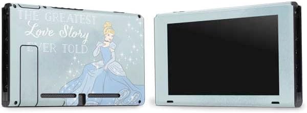 Skinit Decal Gaming Skin Compatible with Nintendo Switch Bundle - Officially Licensed Disney Cinderella Greatest Love Story Ever Told Design
