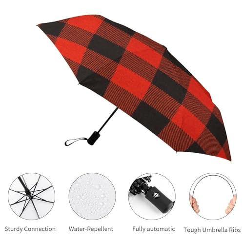 Parapluie pliant automatique pour briser la résistance du vent - 3