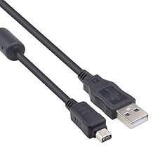 USB Data Transfer Charger Cord Cable Compatible with Olympus Tough TG-830 TG-630 TG-860 TG-870 TG-810, TG-820, TG-835, TG-850 X-940, X-960, EM10,Replacement for CB-USB5 CB-USB6 CB-USB8 Camera Cable