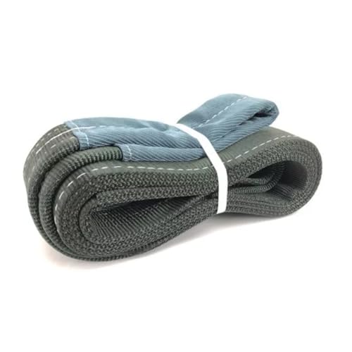 Image of Shield Flex Heavy Duty Lifting Sling Belt (Pack of 1) | Polyester Webbing Flat Belt for Material Handling, Towing, Construction & Industrial Use (4 Ton 4 Mtr)