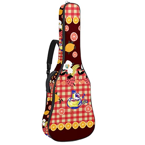 Housse de transport étanche pour guitare avec bandoulière réglable Motif marguerites Jaune, Multicolore 07, 42.9×16.9×4… - Les Beatles, Paul McCartney, John Lennon, RIngo Starr, George Harrison Housse de transport étanche pour guitare avec bandoulière réglable Motif marguerites Jaune, Multicolore 07, 42.9x16.9x4…
