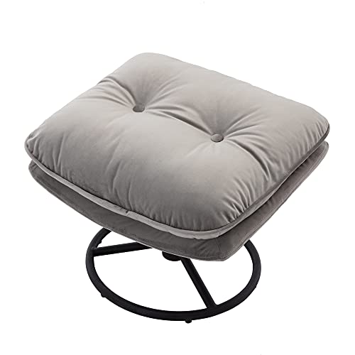 Sillón Plegable Terciopelo Gris miniatura 7